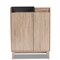 Baxton Studio Fella Entryway Shoe Cabinet with Lift-Top Storage Compartment 153-9161 - alternate 4